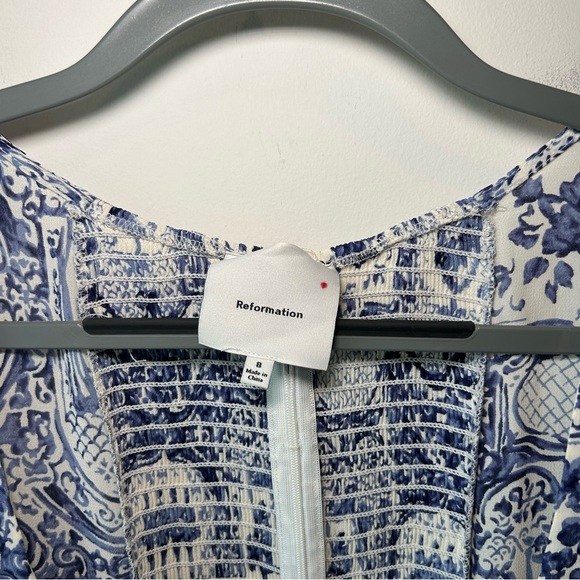 Reformation Delevan Top En Pointe Print Size 8 - Picture 4 of 11
